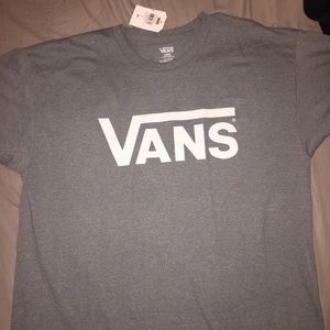 NWT Mens Large Grey Vans tshirt